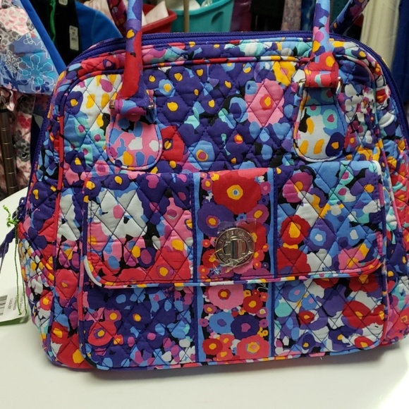 Vera Bradley Handbags - Vera Bradley turn lock satchel